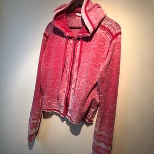 White Crow crop zip up